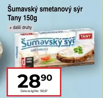 Hruška Šumavský smetanový sýr Tany nabídka