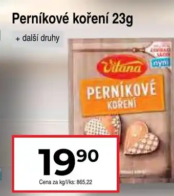 Hruška VITANA Perníkové koření nabídka