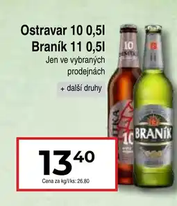 Hruška Ostravar 10 Braník 11 nabídka