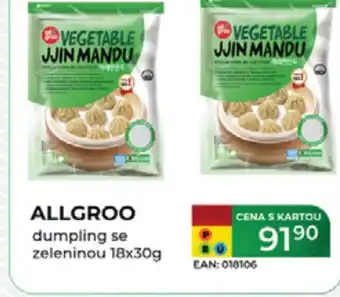 Tamda Foods ALLGROO dumpling se zeleninou nabídka