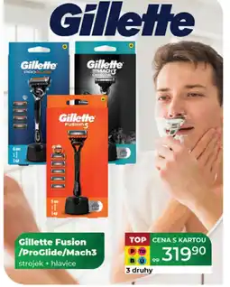 Tamda Foods GILLETTE Fusion /ProGlide/Mach3 strojek + hlavice nabídka