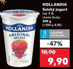 Kaufland HOLLANDIA Selský jogurt nabídka