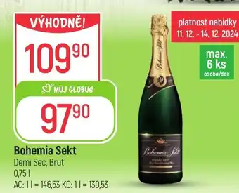 Globus Bohemia Sekt Demi Sec, Brut nabídka