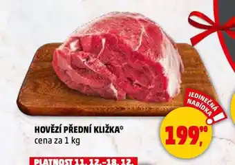 Penny Market Hovězí přední kližka nabídka