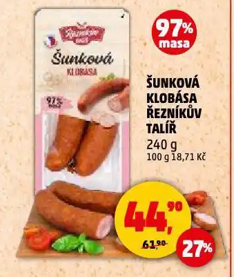 Penny Market Šunková klobása nabídka