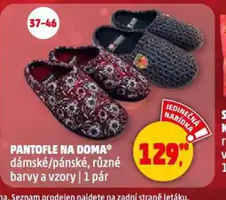 Penny Market Pantofle na doma nabídka