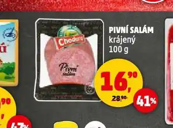 Penny Market Pivní salám nabídka