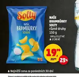 Penny Market Naše brambůrky solty nabídka