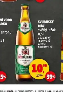 Penny Market Pivo svijanský máz nabídka