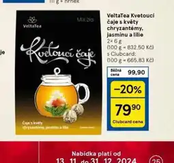 Tesco Veltatea kvetoucí čaje nabídka