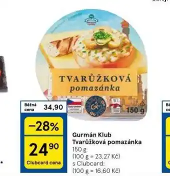 Tesco Tvarůžková pomazánka nabídka