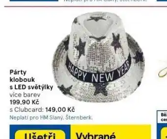 Tesco Párty klobouk s led světýlky nabídka