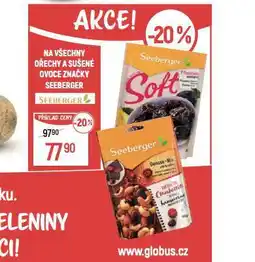 Globus Ořechy a sušené ovoce nabídka