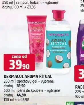 Terno Dermacol aroma ritual pěna do koupele nabídka