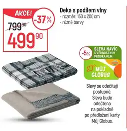 Globus Deka s podílem vlny nabídka