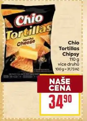 Billa Chio Tortillas Chipsy 110 g nabídka