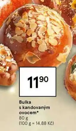 Tesco Bulka s kandovaným ovocem, 80 g nabídka
