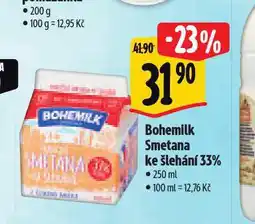 Albert Bohemilk smetana ke šlehání nabídka