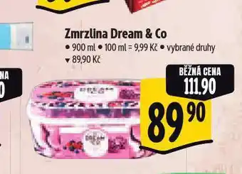 Albert Dream & co zmrzlina nabídka