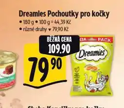 Albert Dreamies pochoutky pro kočky nabídka