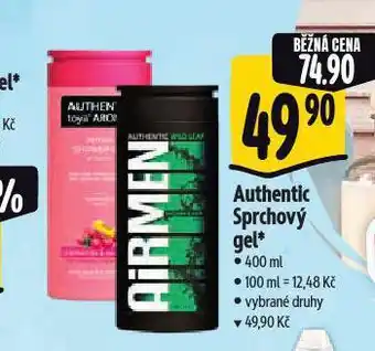 Albert Authentic sprchový gel nabídka