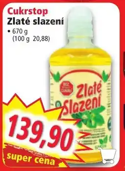 Norma CUKRSTOP Zlaté slazení nabídka
