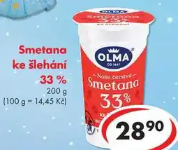 CBA Smetana ke šlehání 33%, 200 g nabídka