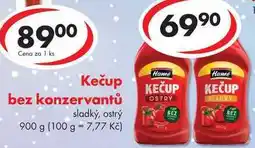 CBA Kečup bez konzervantů, 900 g nabídka