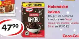 CBA Holandské kakao, 100 g + 20% zdarma nabídka