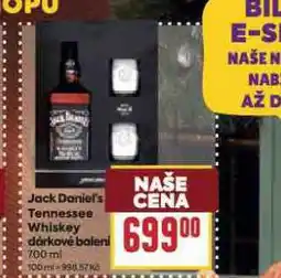 Billa Jack daniel´s whiskey dárkové balení nabídka