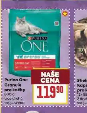 Billa Purina oen granule pro kočky nabídka