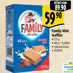 Albert Family Mini waffles nabídka