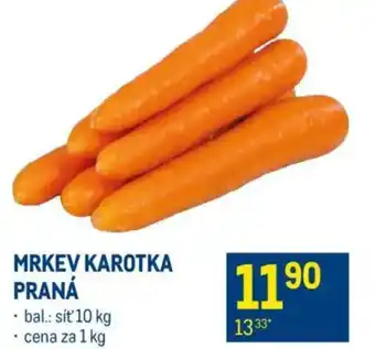 Makro Mrkev karotka praná nabídka