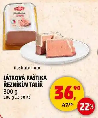 Penny Market JÁTROVÁ PAŠTIKA ŘEZNÍKŮV TALÍŘ, 300 g nabídka