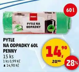 Penny Market PYTLE NA ODPADKY, 60 l nabídka