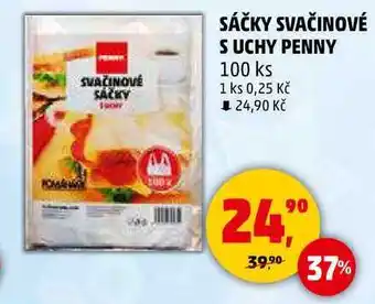 Penny Market SÁČKY SVAČINOVÉ S UCHY PENNY, 100 ks nabídka