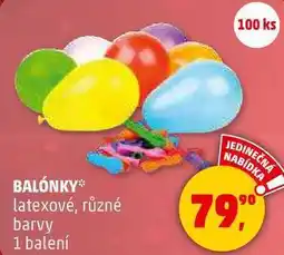 Penny Market BALÓNKY latexové, různé barvy, 1 balení nabídka