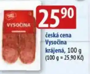 Bala česká cena Vysočina krájená nabídka