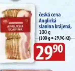 Bala česká cena Anglická slanina krájená nabídka