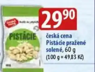 Bala česká cena Pistácie pražené solené nabídka