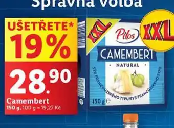 Lidl Camembert nabídka