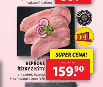 Lidl Vepřové řízky z kýty nabídka