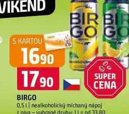 Terno Birgo 0,5l nealkoholický míchaný nápoj z niva vybrané druhy nabídka