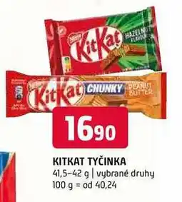 Terno Kitkat tyčinka 41,5-42 g vybrané druhy nabídka