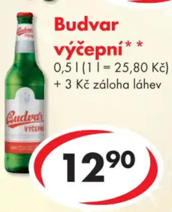 CBA Budvar výčepní nabídka