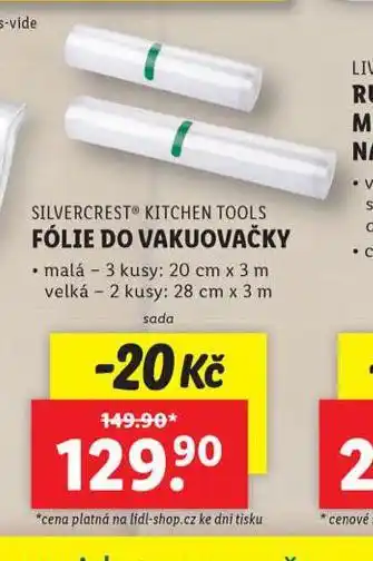 Lidl Fólie do vakuovačky nabídka