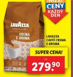 Lidl Lavazza caffé crema e aroma nabídka