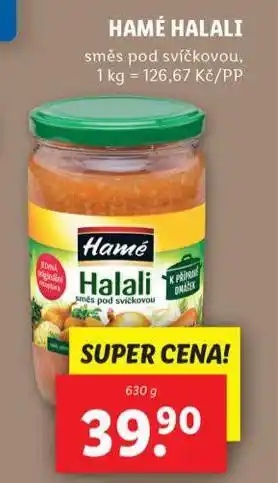 Lidl Hamé halali nabídka