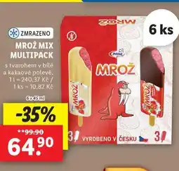 Lidl Mrož mix multipack nabídka