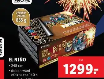 Lidl El niňo nabídka